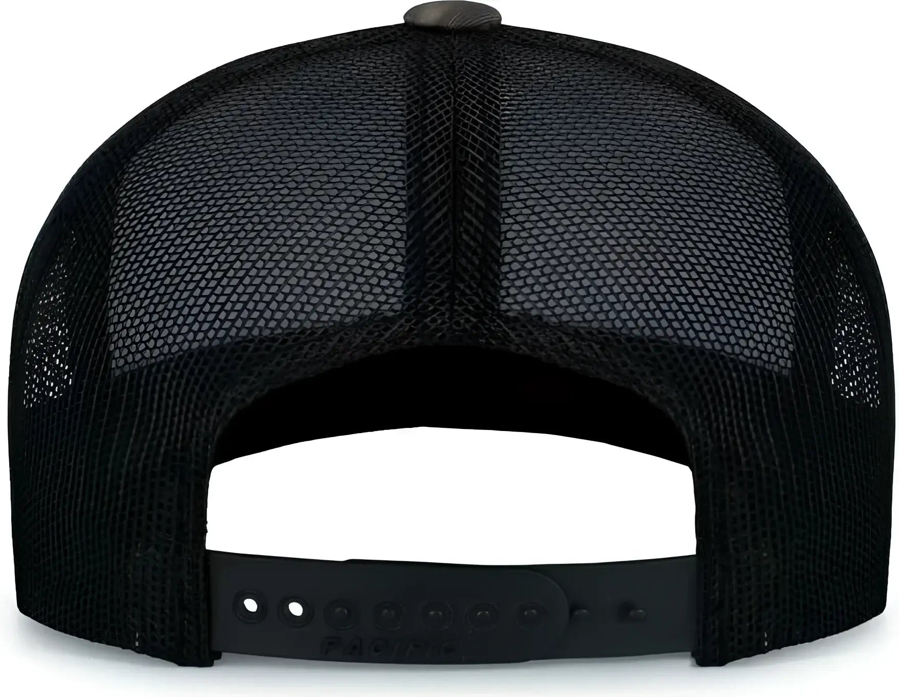 Pacific Headwear 108C Camo Trucker Snapback Cap - Break-Up Country Black - Mossy Oak Black / 7’’ - 7 7/8’’