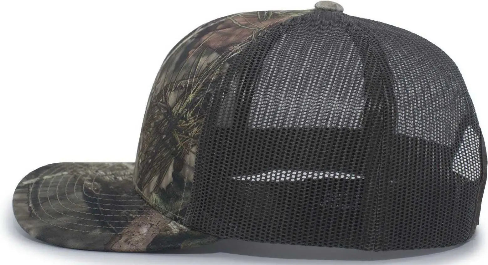 Pacific Headwear 108C Camo Trucker Snapback Cap - Break-Up Country Chocolate - Mossy Oak Chocolate / 7’’ - 7 7/8’’
