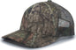 Pacific Headwear 108C Camo Trucker Snapback Cap Break Up Country Break Up Coun Mossy Oak / 7’’ 7 7/8’’