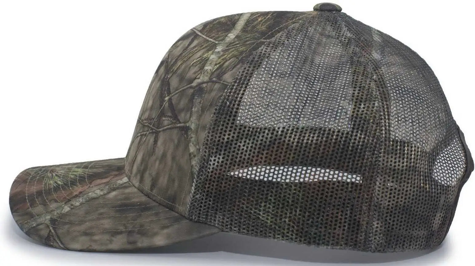 Pacific Headwear 108C Camo Trucker Snapback Cap - Break-Up Country Break-Up Coun - Mossy Oak / 7’’ - 7 7/8’’