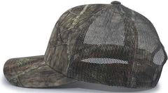Pacific Headwear 108C Camo Trucker Snapback Cap Break Up Country Break Up Coun Mossy Oak / 7’’ 7 7/8’’