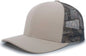 Pacific Headwear 108C Camo Trucker Snapback Cap Stone Break Up Country Ivory Mossy Oak / 7’’ 7 7/8’’