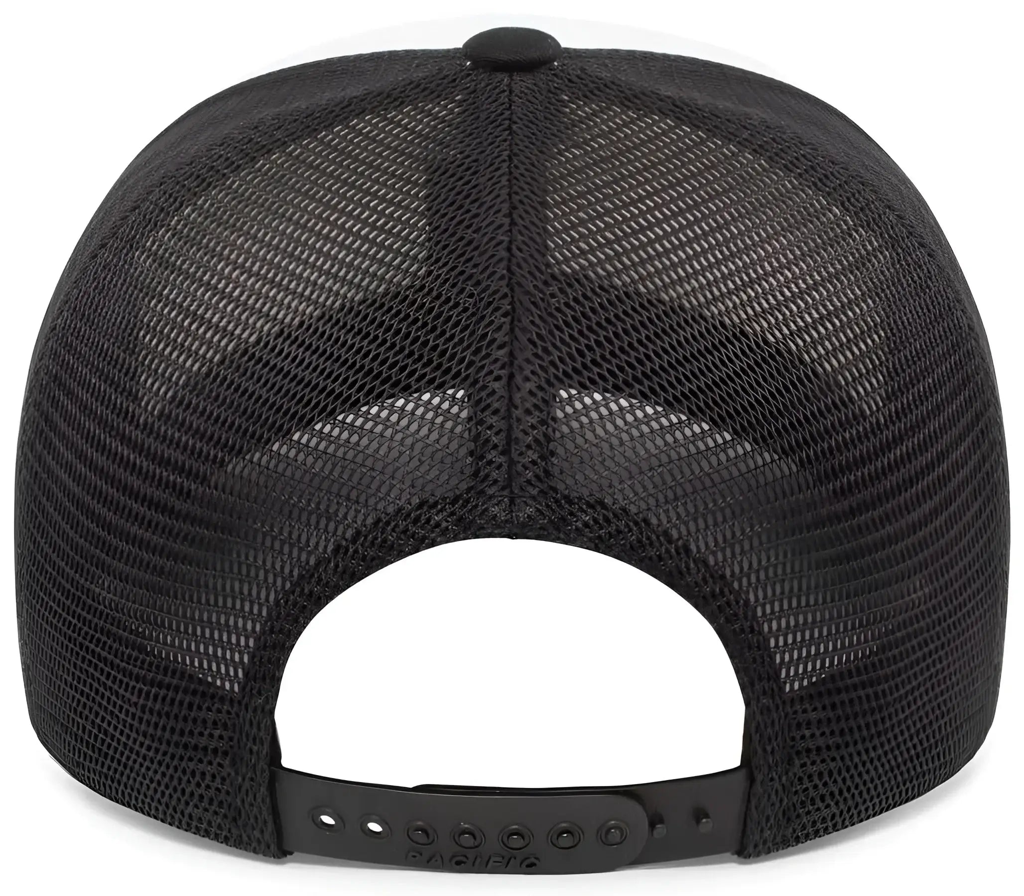 Pacific Headwear 110F Trucker Flexfit Snapback Cap - White Black Black - White Black / 7’’ 7 7/8’’