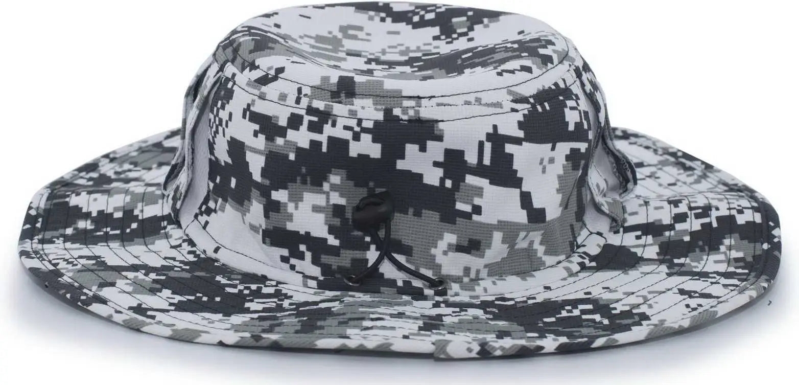 Pacific Headwear 1946 Manta Ray Boonie - Snow Digi Camo - White Digi / 7’’ - 7 7/8’’
