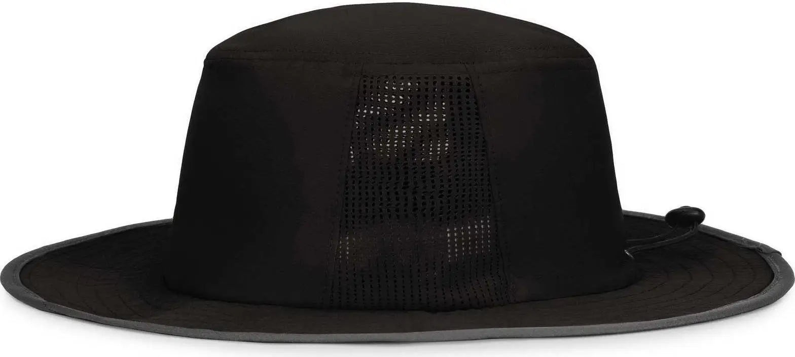 Pacific Headwear 1964B Perforated Legend Boonie - Black Graphite