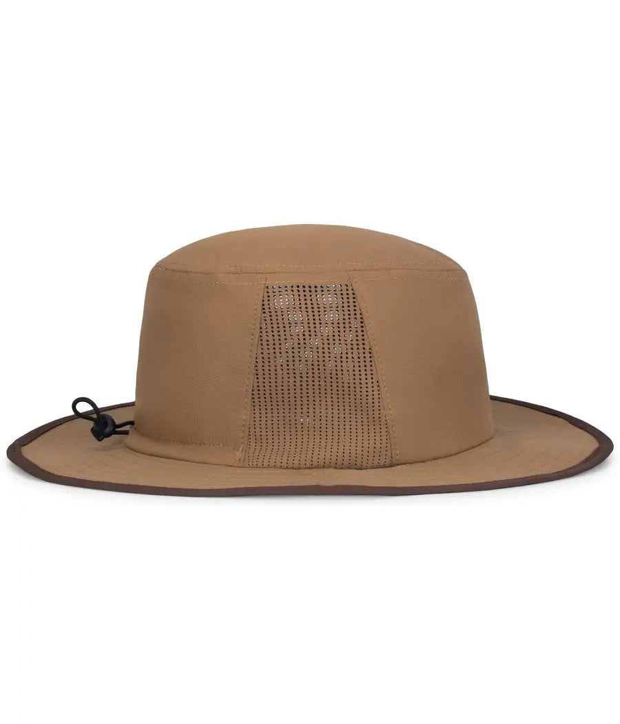 Pacific Headwear 1964B Perforated Legend Boonie - Coyote Brown Dark Brown - Brown / 7’’ 7 7/8’’