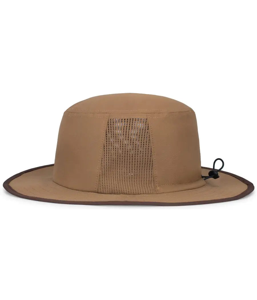 Pacific Headwear 1964B Perforated Legend Boonie - Coyote Brown Dark Brown - Brown / 7’’ 7 7/8’’