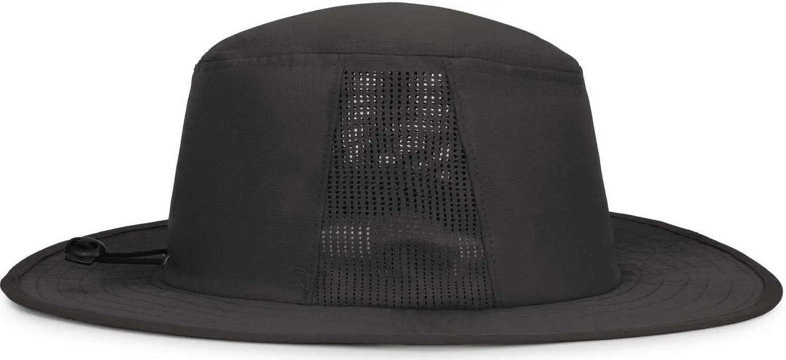 Pacific Headwear 1964B Perforated Legend Boonie - Graphite Black - Dark Gray Black / 7’’ 7 7/8’’