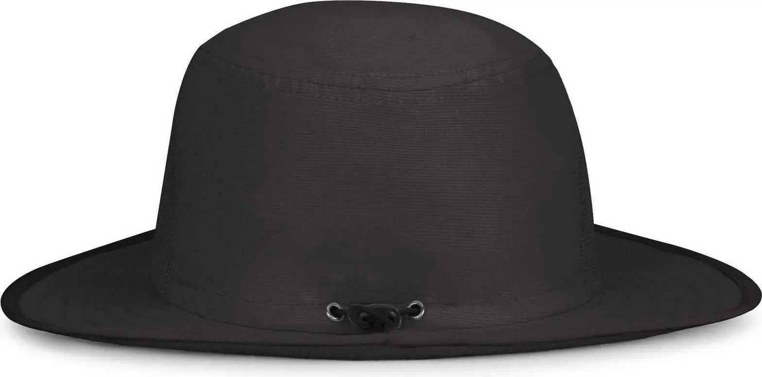 Pacific Headwear 1964B Perforated Legend Boonie - Graphite Black - Dark Gray Black / 7’’ 7 7/8’’