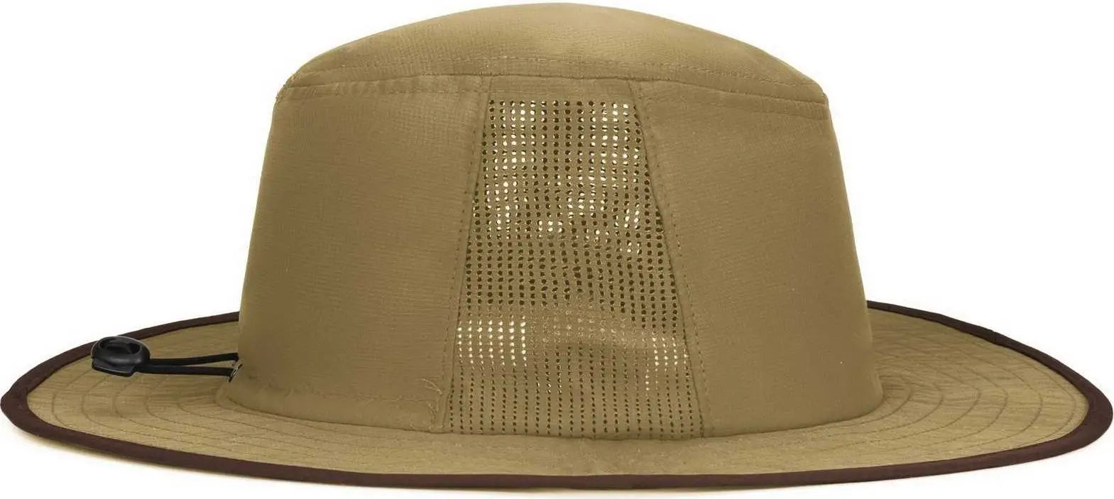 Pacific Headwear 1964B Perforated Legend Boonie - Khaki Brown - Khaki Brown / 7’’ 7 7/8’’