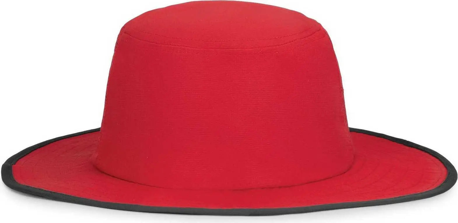 Pacific Headwear 1964B Perforated Legend Boonie - Red Graphite - Red Dark Gray / 7’’ 7 7/8’’