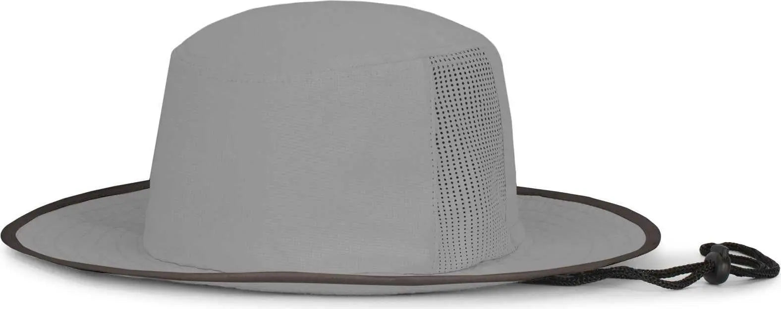 Pacific Headwear 1964B Perforated Legend Boonie - Silver Graphite - Light Gary Dark Gray / 7’’ 7 7/8’’