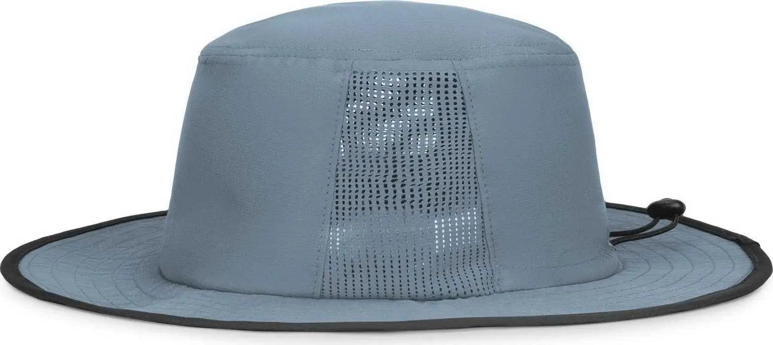 Pacific Headwear 1964B Perforated Legend Boonie - Slate Blue Graphite - Blue Dark Gray / 7’’ 7 7/8’’