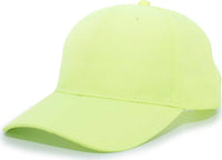 Pacific Headwear 199C High Vis Structured Snapback Cap Neon Yellow Yellow / 7’’ 7 7/8’’