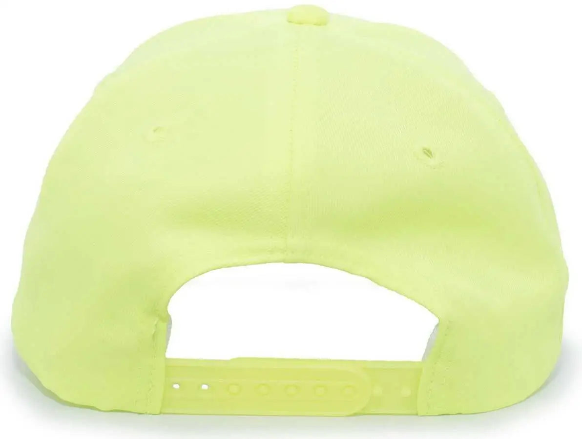 Pacific Headwear 199C High-Vis Structured Snapback Cap - Neon Yellow - Yellow / 7’’ - 7 7/8’’