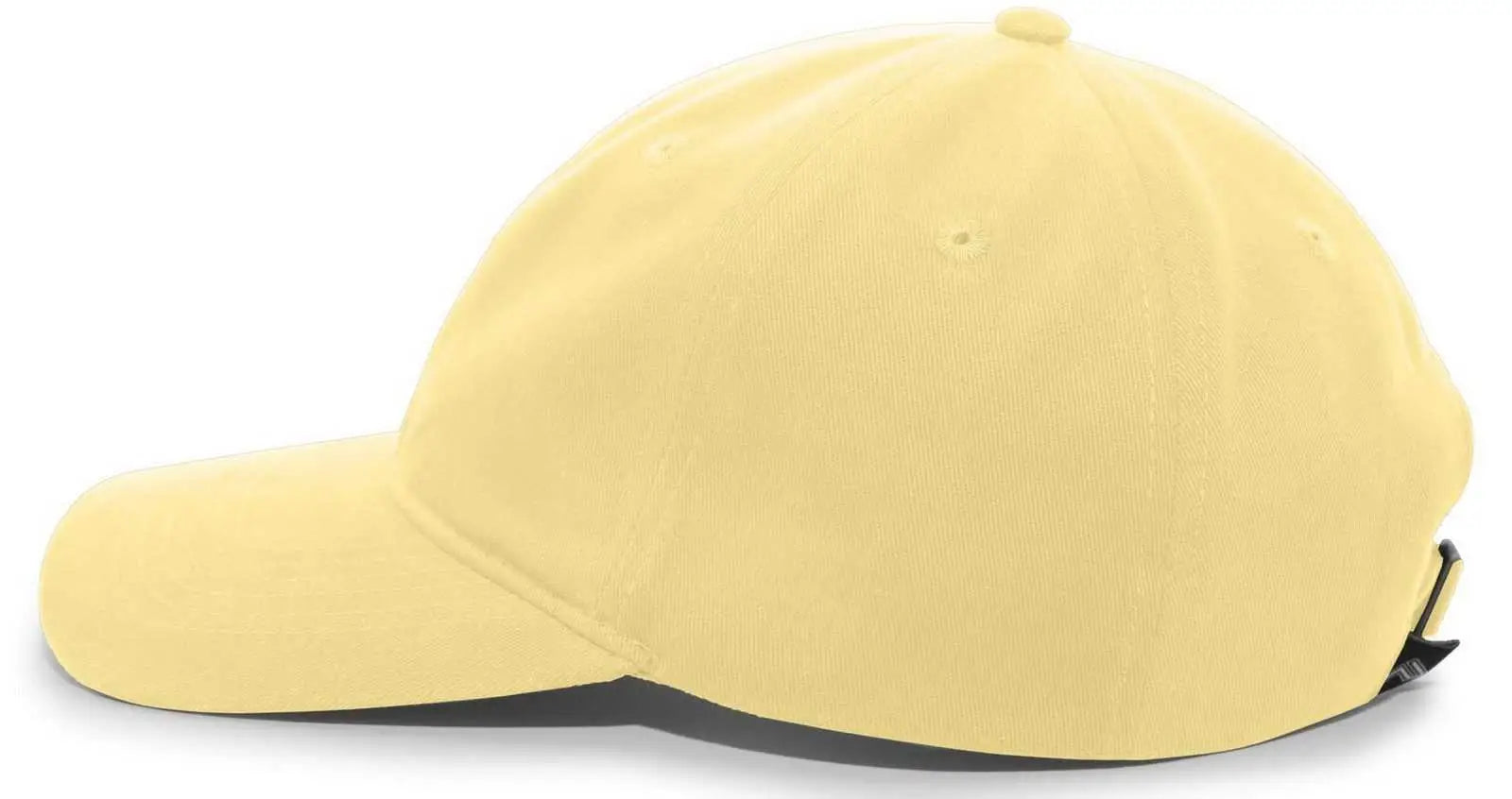 Pacific Headwear 201C Brushed Cotton Twill Buckle Back Cap - Mustard - Yellow / 7’’ - 7 7/8’’