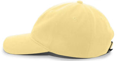 Pacific Headwear 201C Brushed Cotton Twill Buckle Back Cap - Mustard - Yellow / 7’’ - 7 7/8’’