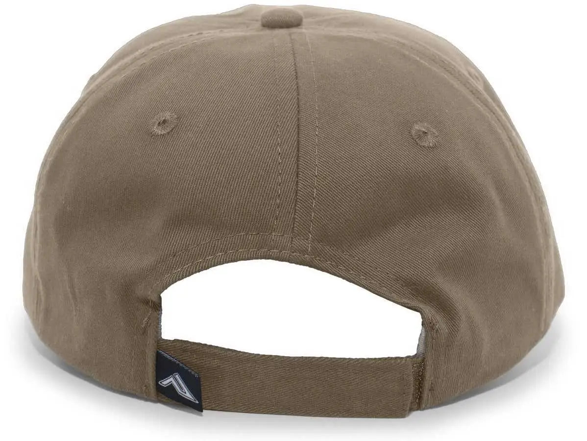 Pacific Headwear 220C Brushed Cotton Twill Hook-And-Loop Adjustable Cap - Bedrock - Bedrock / 7’’ - 7 7/8’’