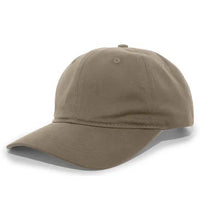 Pacific Headwear 220C Brushed Cotton Twill Hook-And-Loop Adjustable Cap - Bedrock - Bedrock / 7’’ - 7 7/8’’