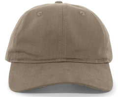 Pacific Headwear 220C Brushed Cotton Twill Hook-And-Loop Adjustable Cap - Bedrock - Bedrock / 7’’ - 7 7/8’’
