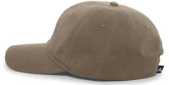 Pacific Headwear 220C Brushed Cotton Twill Hook-And-Loop Adjustable Cap - Bedrock - Bedrock / 7’’ - 7 7/8’’