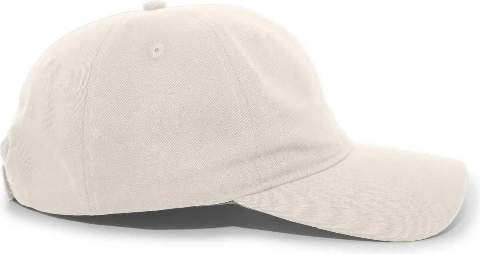 Pacific Headwear 220C Brushed Cotton Twill Hook-And-Loop Adjustable Cap - Stone - Stone / 7’’ - 7 7/8’’