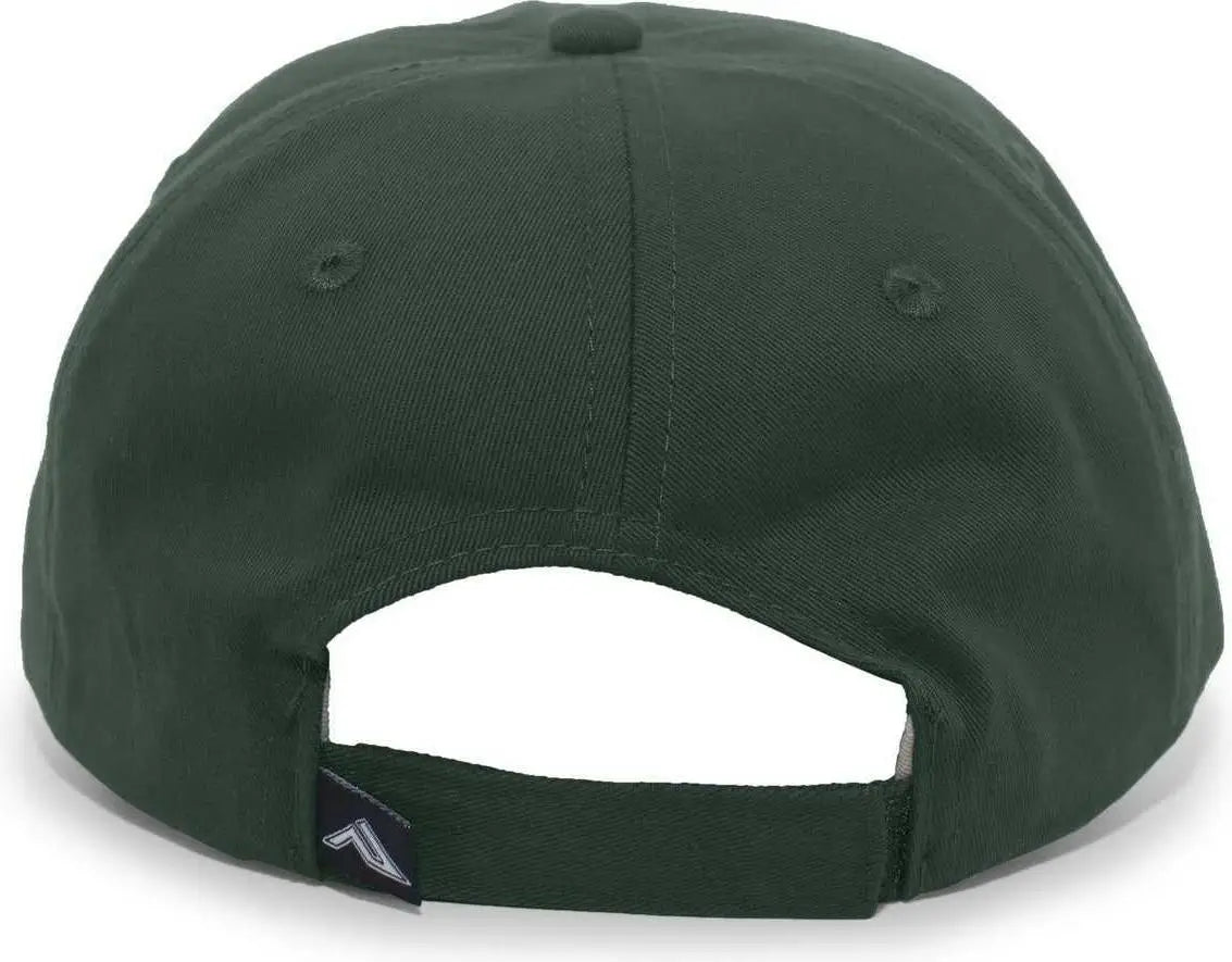 Pacific Headwear 220C Brushed Cotton Twill Hook-and-Loop Cap - Hunter - Forest / 7’’ - 7 7/8’’