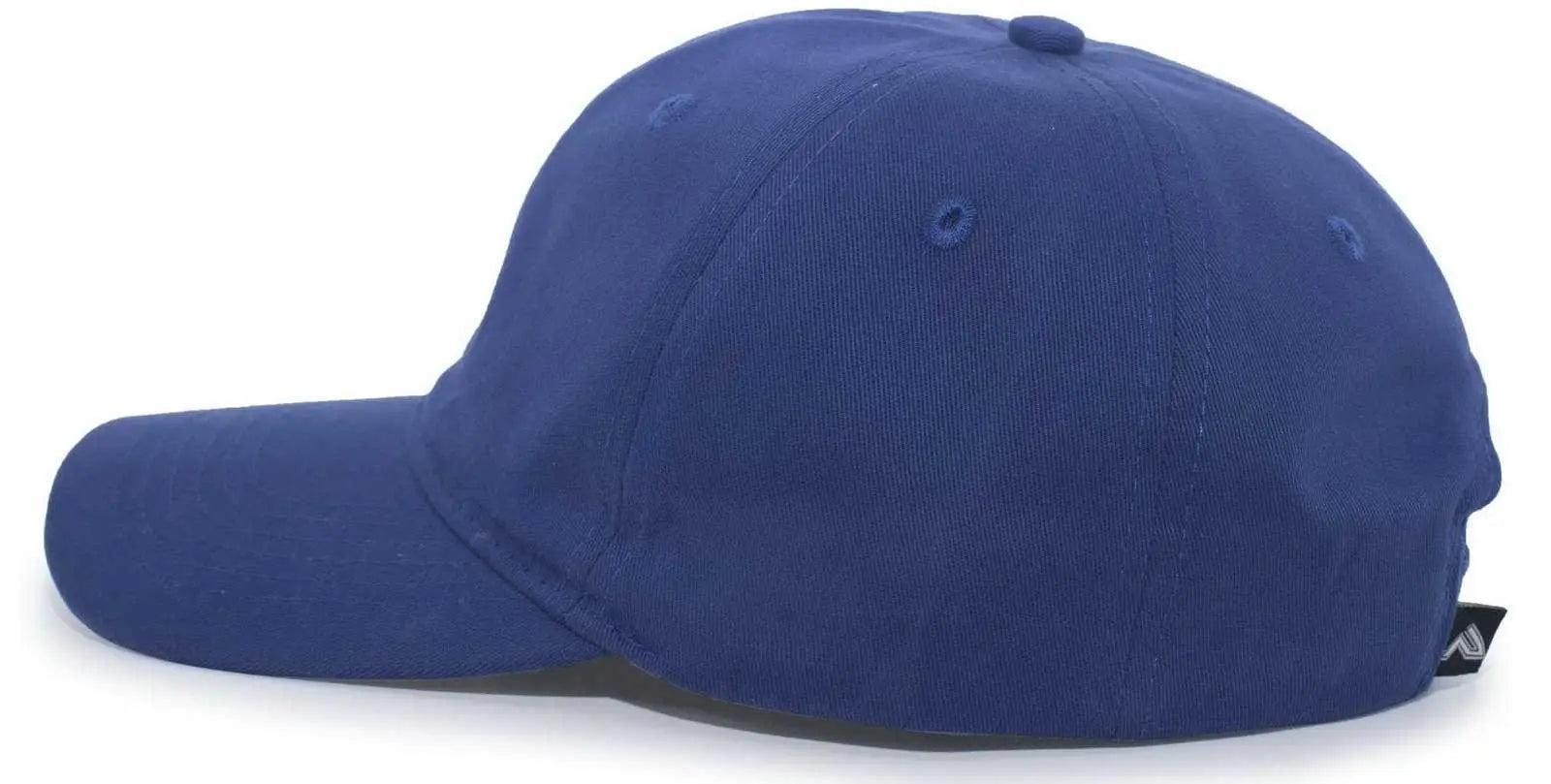 Pacific Headwear 220C Brushed Cotton Twill Hook-and-Loop Cap - Royal - Royal / 7’’ - 7 7/8’’