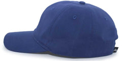 Pacific Headwear 220C Brushed Cotton Twill Hook-and-Loop Cap - Royal - Royal / 7’’ - 7 7/8’’
