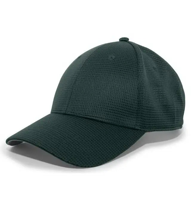 Pacific Headwear 285C Air-Tech Performance Hook-and-Loop Cap - Dark Green - Forest / 7’’ - 7 7/8’’