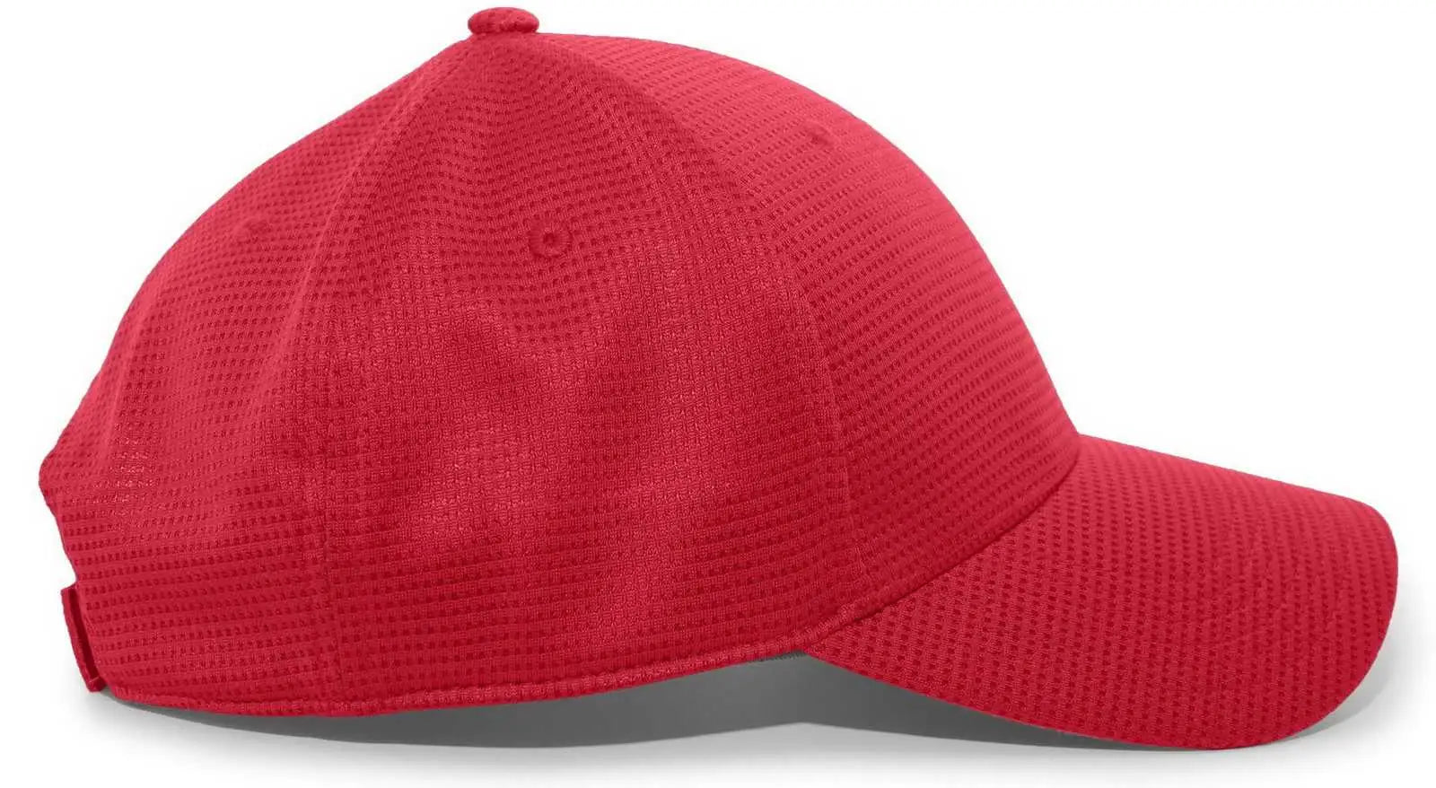 Pacific Headwear 285C Air-Tech Performance Hook-and-Loop Cap - Red - Red / 7’’ - 7 7/8’’