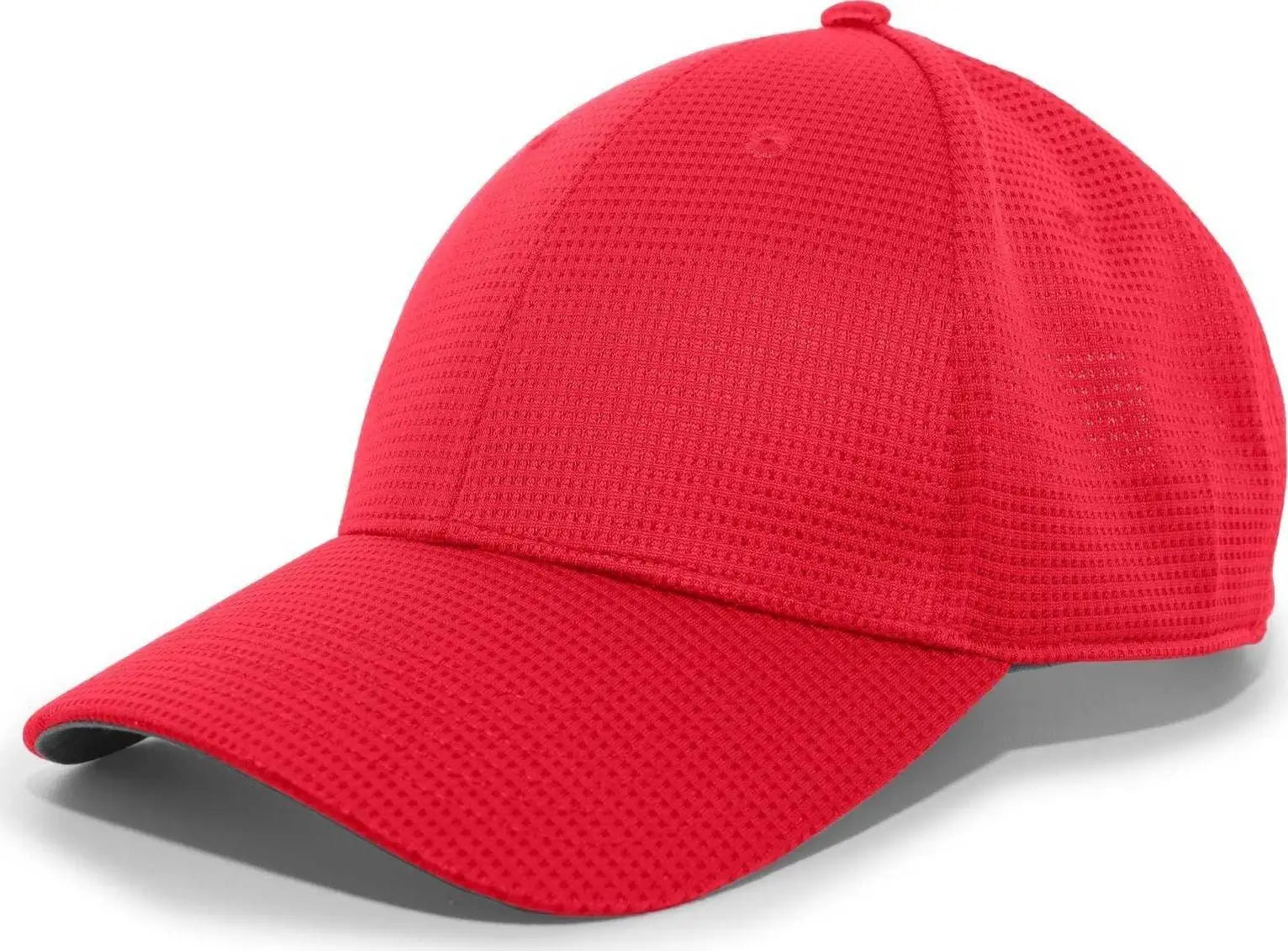 Pacific Headwear 285C Air Tech Performance Hook and Loop Cap Red Red / 7’’ 7 7/8’’