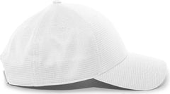 Pacific Headwear 285C Air-Tech Performance Hook-and-Loop Cap - White - White / 7’’ - 7 7/8’’