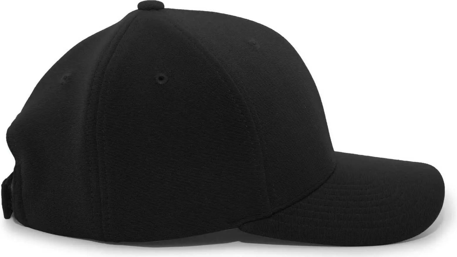 Pacific Headwear 298M M2 Performance Hook-and-Loop Cap - Black