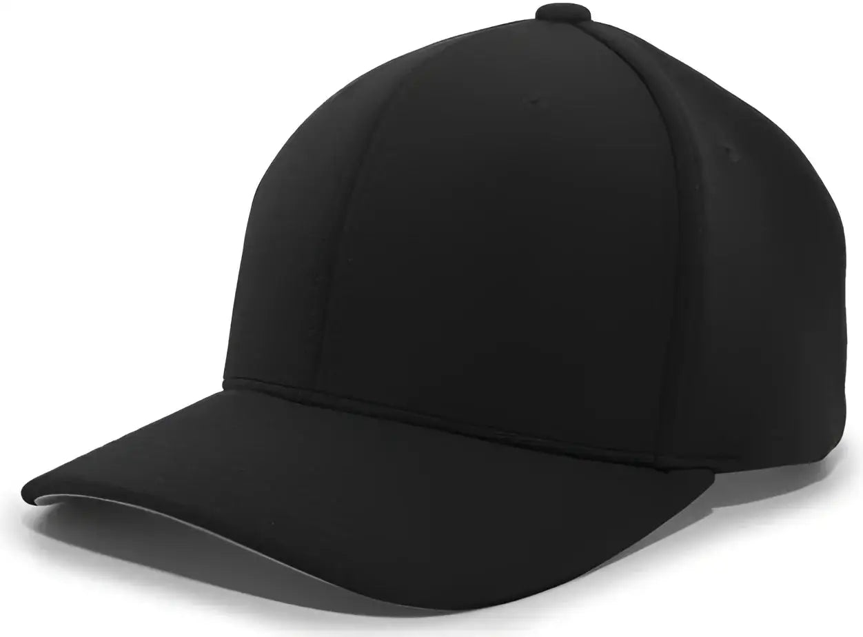 Pacific Headwear 298M M2 Performance Hook-and-Loop Cap - Black