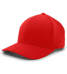 Pacific Headwear 298M M2 Performance Hook-and-Loop Cap - Red