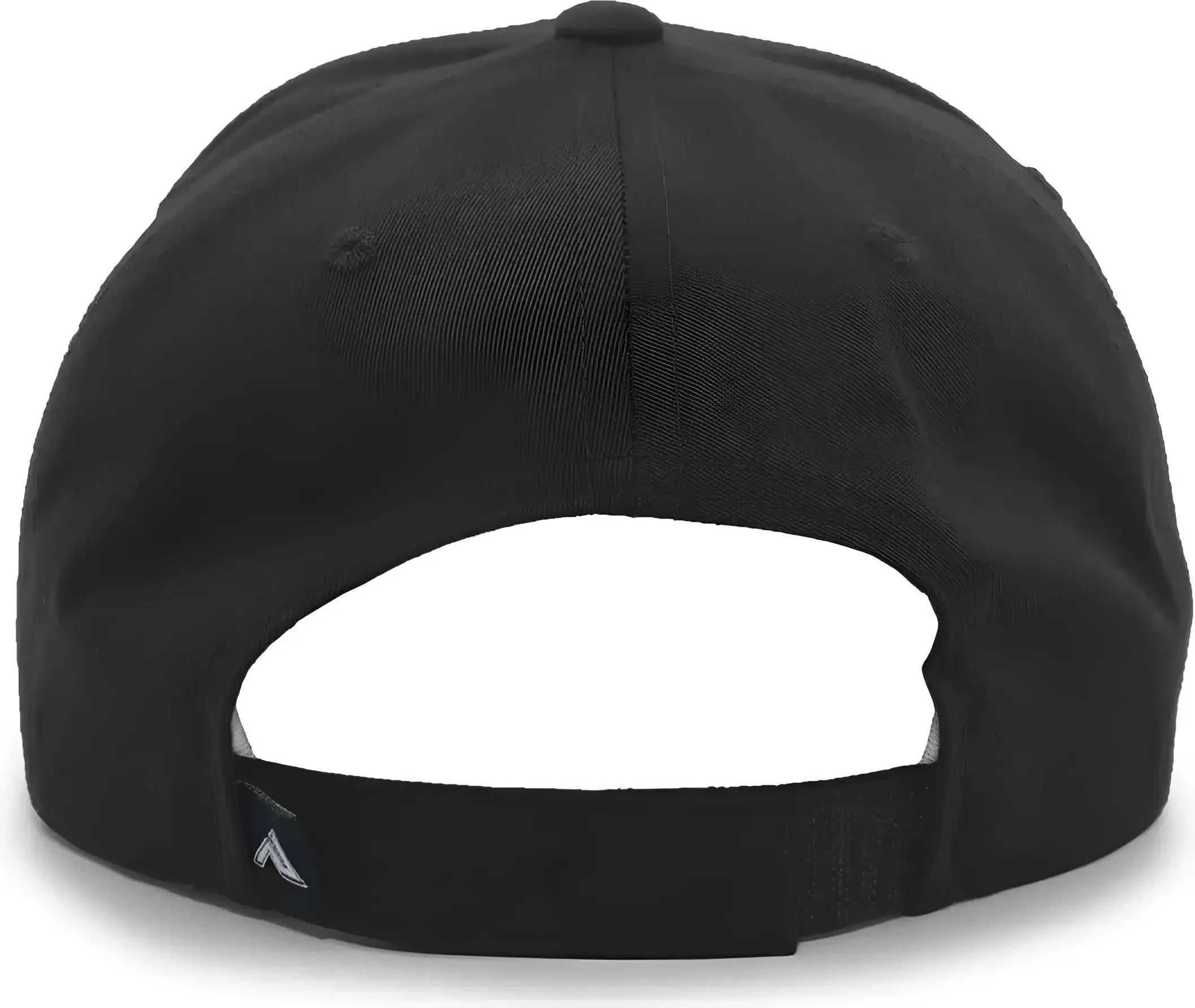 Pacific Headwear 302C Cotton Blend Hook-and-Loop Cap - Black