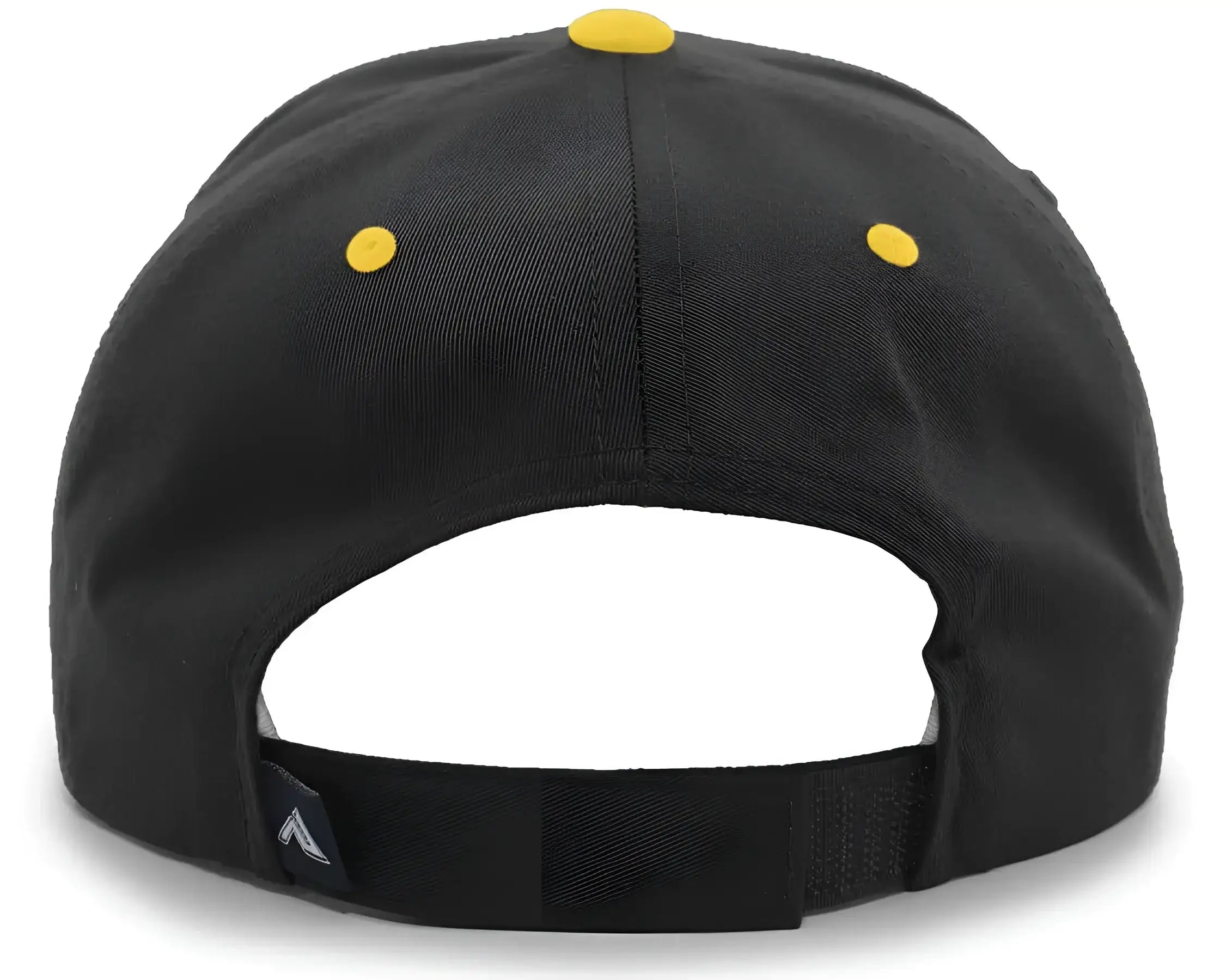 Pacific Headwear 302C Cotton Blend Hook-and-Loop Cap - Black Gold