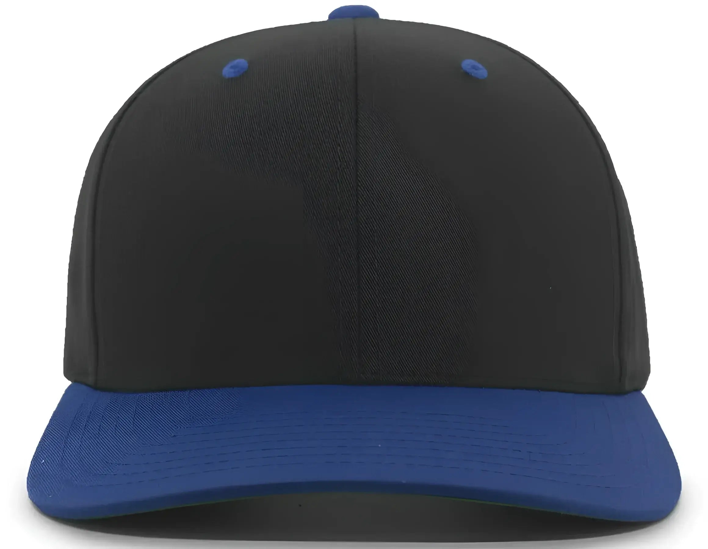 Pacific Headwear 302C Cotton Blend Hook-and-Loop Cap - Black Royal