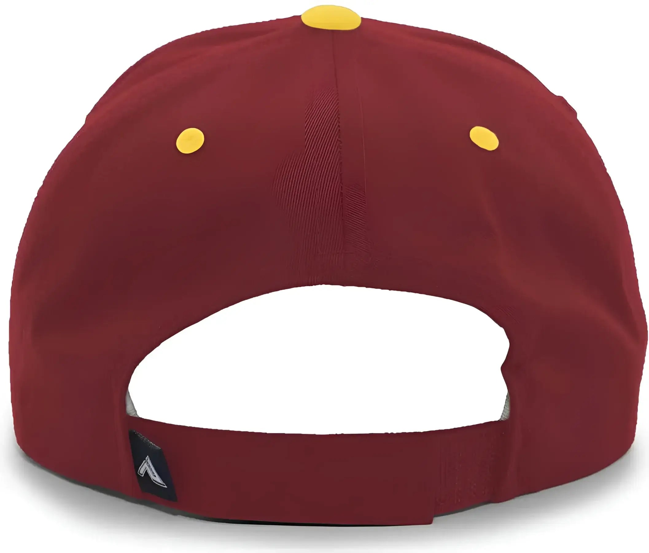 Pacific Headwear 302C Cotton Blend Hook-and-Loop Cap - Maroon Gold