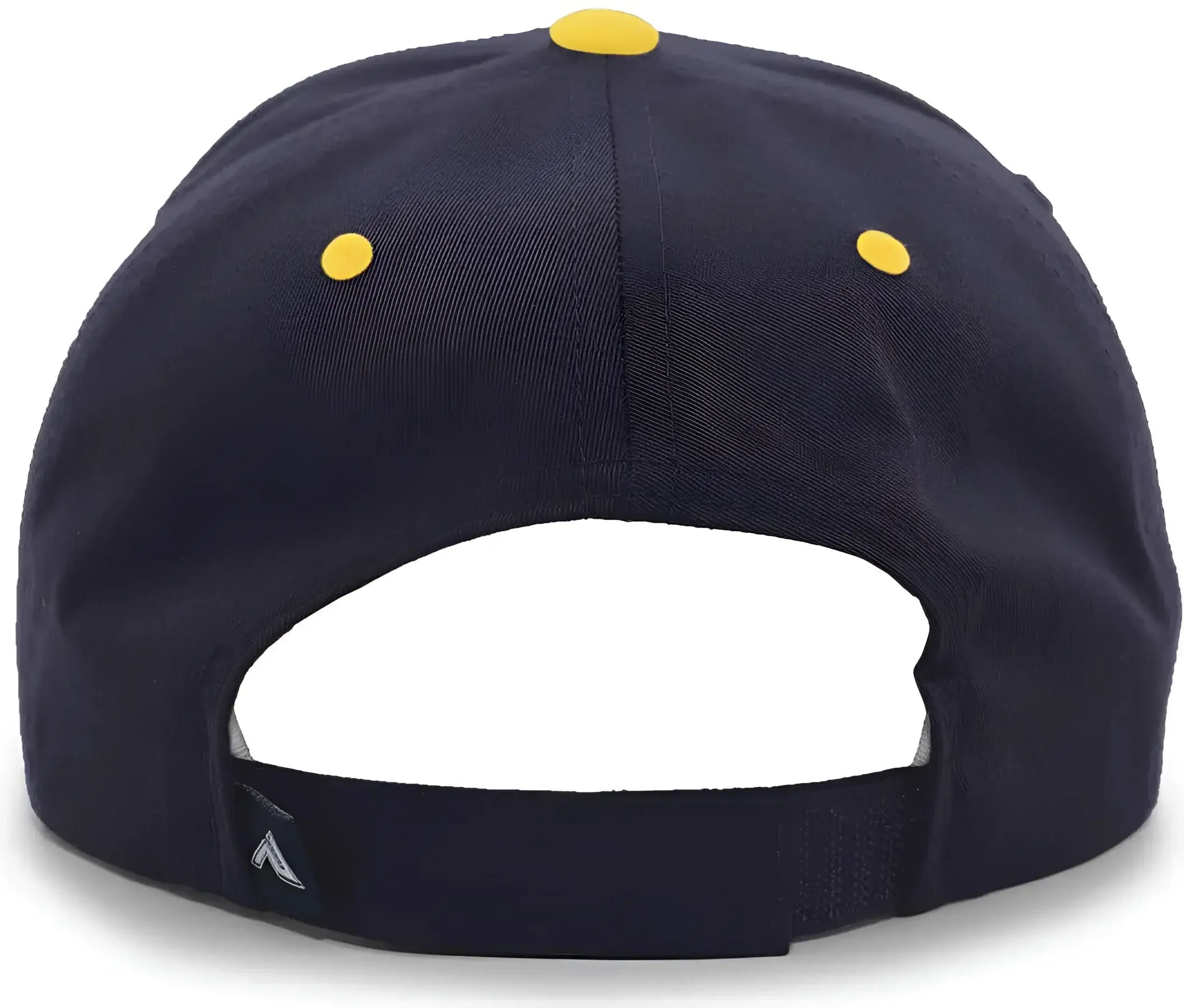 Pacific Headwear 302C Cotton Blend Hook-and-Loop Cap - Navy Gold