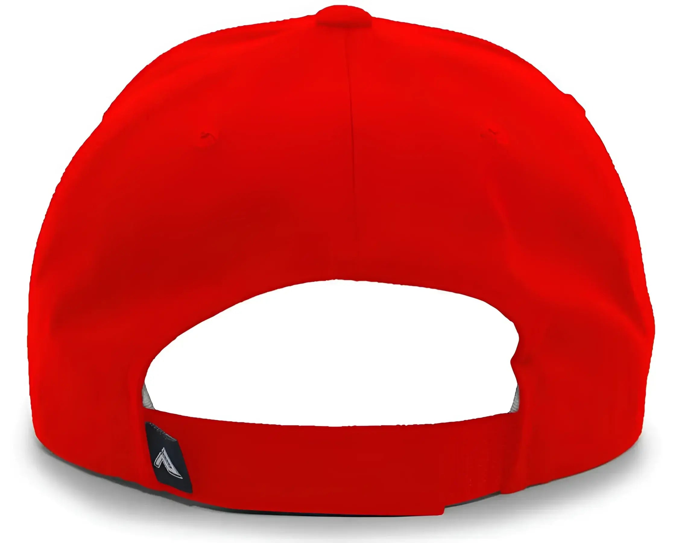 Pacific Headwear 302C Cotton Blend Hook-and-Loop Cap - Red
