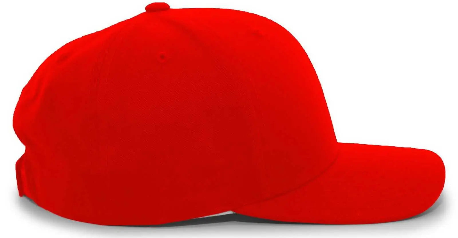 Pacific Headwear 302C Cotton Blend Hook-and-Loop Cap - Red
