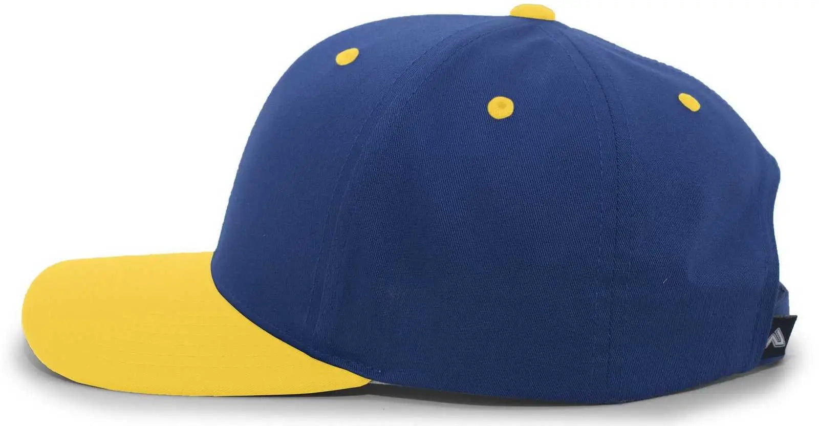 Pacific Headwear 302C Cotton Blend Hook-and-Loop Cap - Royal Gold