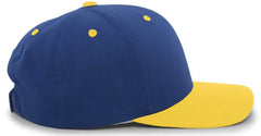Pacific Headwear 302C Cotton Blend Hook-and-Loop Cap - Royal Gold