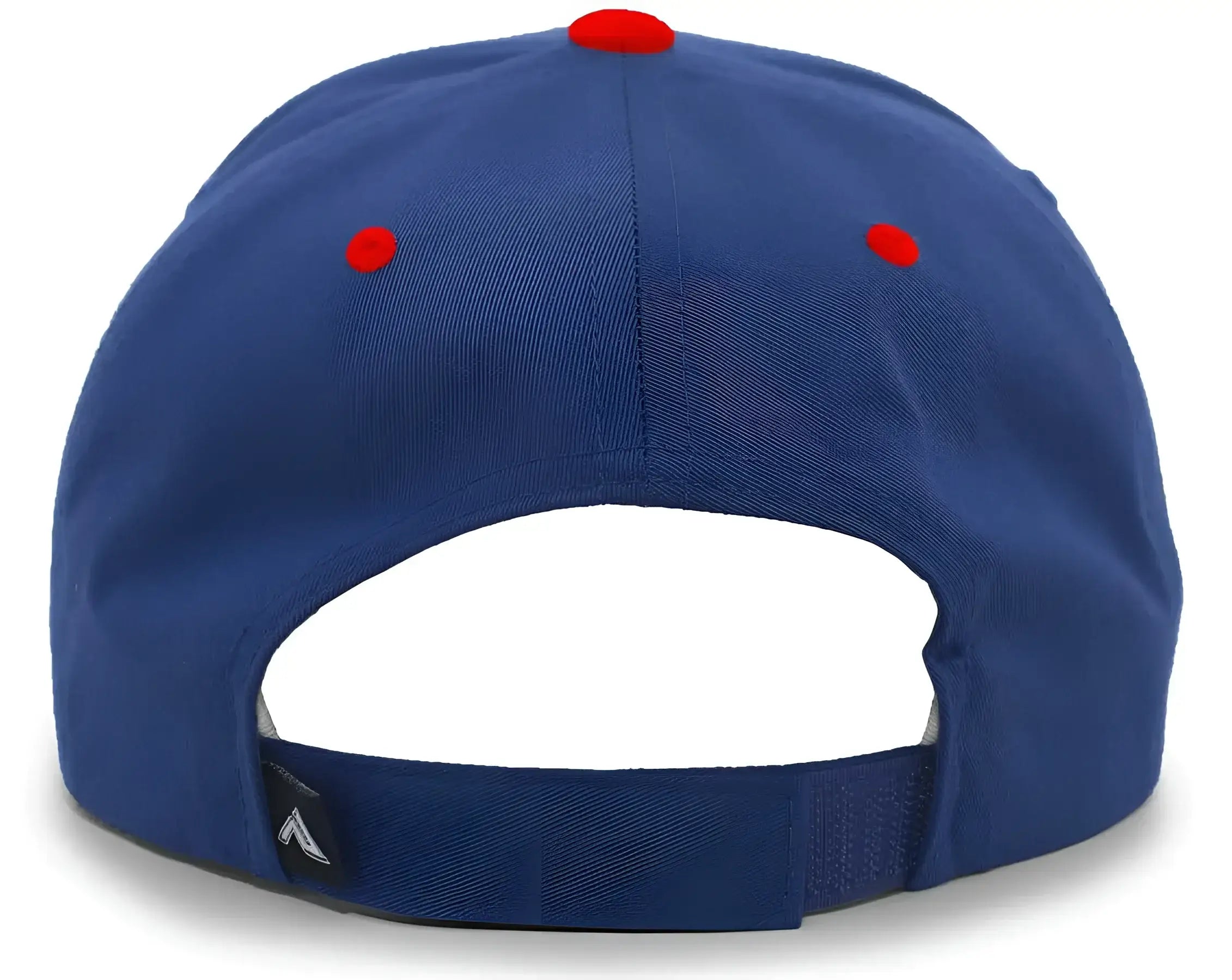 Pacific Headwear 302C Cotton Blend Hook-and-Loop Cap - Royal Red