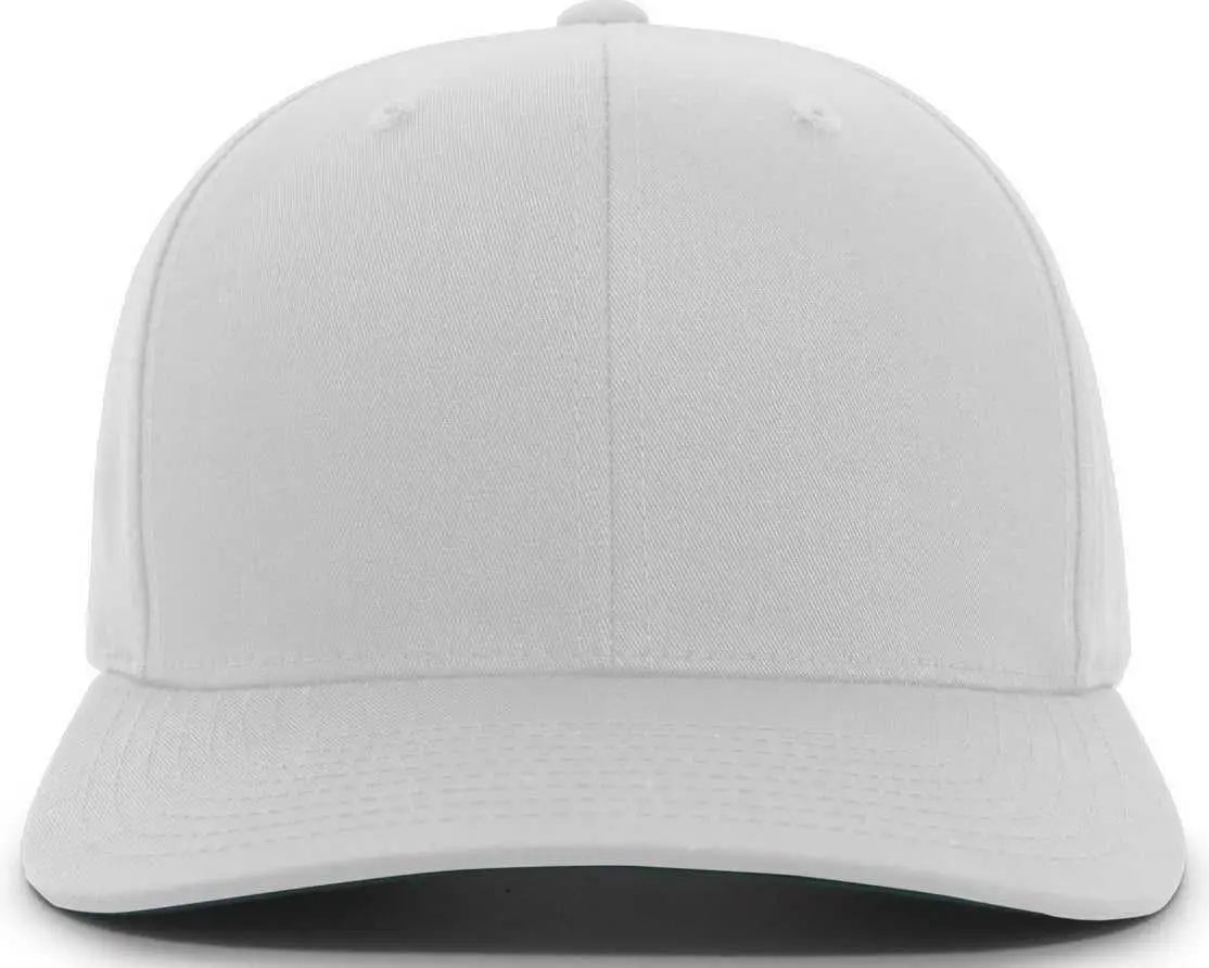 Pacific Headwear 302C Cotton Blend Hook-and-Loop Cap - Silver