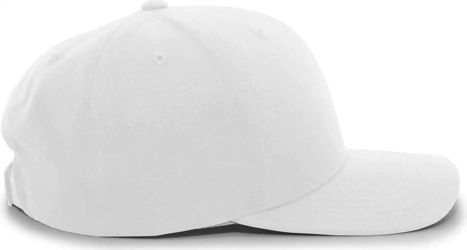 Pacific Headwear 302C Cotton Blend Hook-and-Loop Cap - White