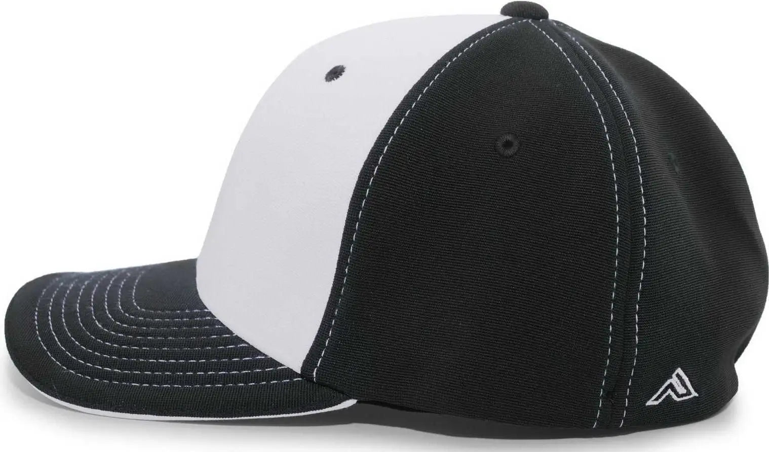 Pacific Headwear 398F M2 Performance Flexfit Cap - Black Silver