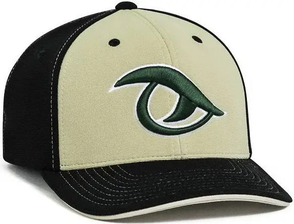 Pacific Headwear 398F M2 Performance Flexfit Cap - Dark Green Silver